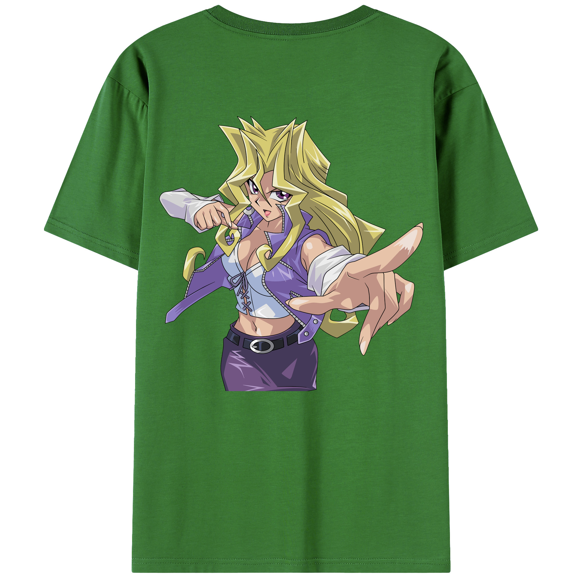 （画像用） 遊☆戯☆王 Yu-Gi-Oh! レディース半袖Tシャツ(バックプリント)